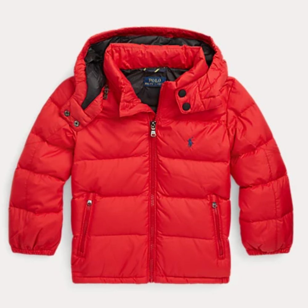 Polo by Ralph Lauren Down Jacket  (Red) - Toddler 2T